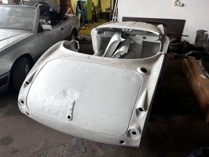 Austin Healey 1006 BN4, 1957 restoration