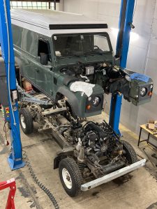 Land Rover Defender, 2011 restoration