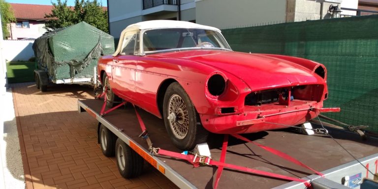 MGB Roadster, 1967 restoration