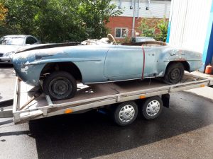 Mercedes Benz 190SL W121, 1958 restoration