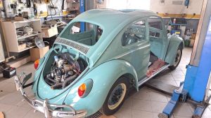 Volkswagen VW Käfer Faltdach, 1961 restoration